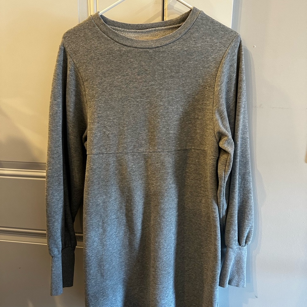 Urban Outfitters Gray Long Sleeve Dress